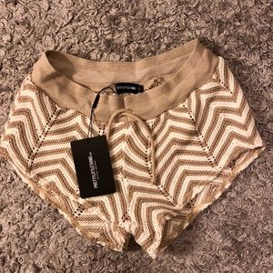 Brand new with tags Prettylittlething knit shorts!